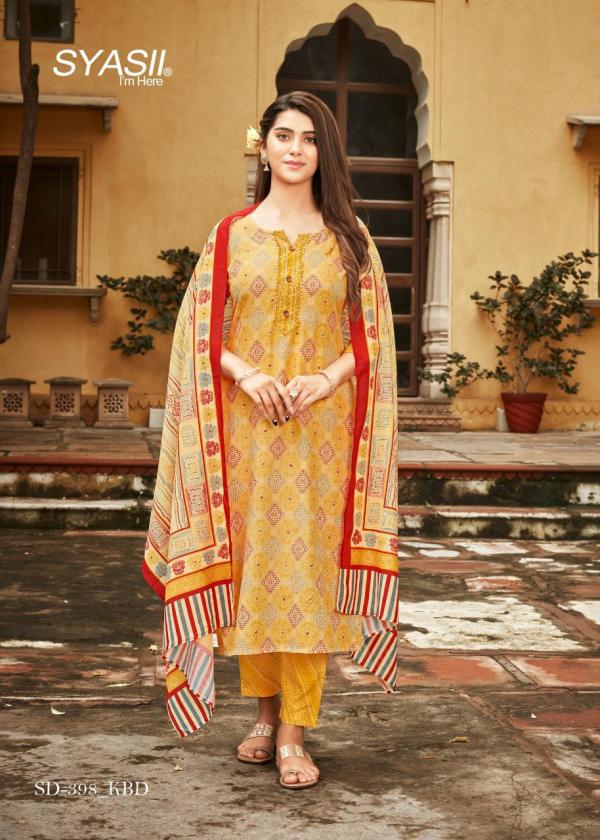 Syasii Kbd 396 Festive Wear Kurti Pant With Dupatta Collection